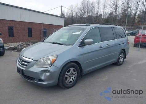 2005 Honda Odyssey Ex-L from USA, damaged, VIN 5FNRL38665B129989